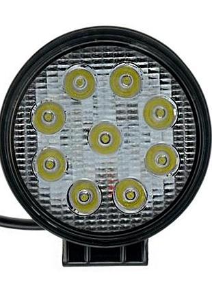 Led фара ea light x d1 27w дальний свет 115 мм (128×55 мм) 9–32v 6000k ip67 для авто, мото и спецтехники