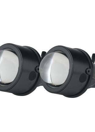 Bi-led лінзи у птф light x fog lens 3.0" біле світло 5000k 12-24v закритий корпус