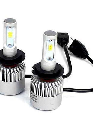 Автолампи h7 led headlight s2 csp 8000lm 5000k 12v 2 шт