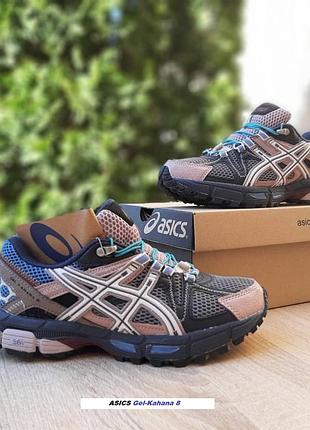 Asics gel-kahana 8 кольорові комбіновані матеріали топ (ліцензія)