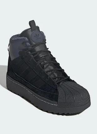 Черевики superstar winterized trek kids originals jq0346