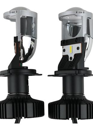 Міні-лінзи h4 bi-led ea light x 8000lm 5000k (ближнє/дальнє, чітка стг, 2 шт)