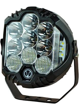 Дополнительная led фара 63w 6000k (круглая, комбинированный свет + дхо, 1 шт.)