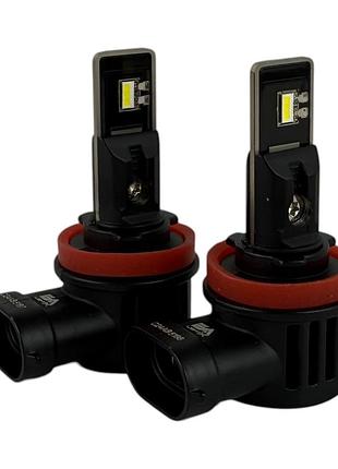 Светодиодные лампы h11 ea light x e4 8000lm 5000k 9-32v csp 2 шт