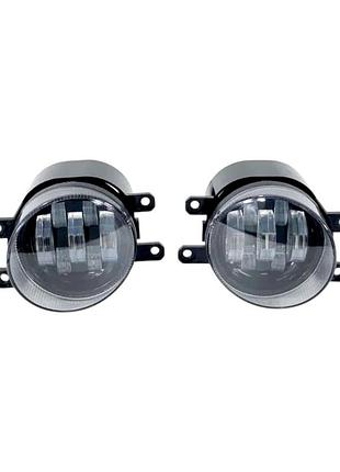 Противотуманные фары toyota 50w led белый свет ближний луч комплект 2 шт (03171)