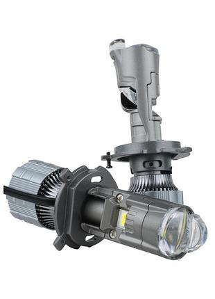Мини-линзы h4 bi-led ea light x 6000lm 5000k (ближний/дальний, 12-24v легковые/грузовые, 2 шт)
