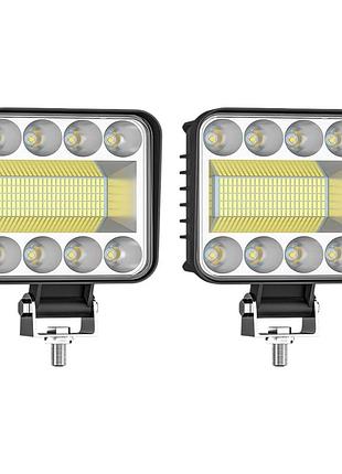 Комплект led фар jr 128w комбинированный свет 12-24v (2 шт)