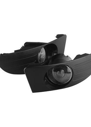 Led протитуманні фари skoda octavia a5 (шкода октавія а5) 60w лінзовані птф 5000k light x комплект