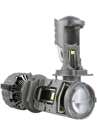 Мини-линзы h4 bi-led ea light x l12 75w 10000lm 12-24v (четкая стг, 2 шт)