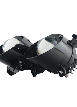 Led противотуманные фары nissan rogue / x-trail t32 / qashqai (ниссан) 60w линзованные птф 5000k light x комплект