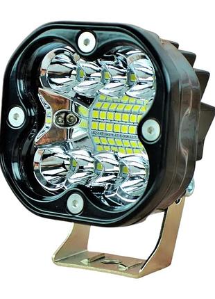 Led фара jr-22smd 45w 6000k (круглая, комбинированный луч, 1 шт.)