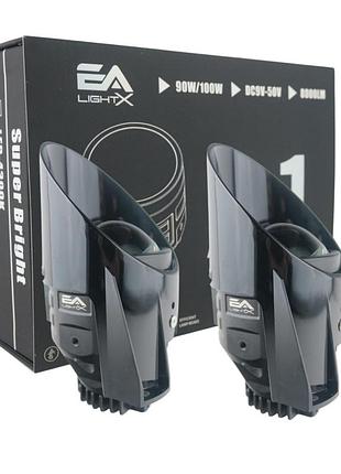 Противотуманные линзы volkswagen passat b6 с азотной капсулой 100w 8000lm 6000k комплект 2 шт (03456)