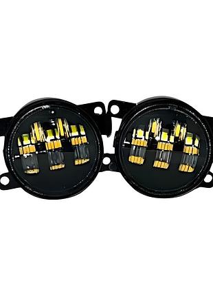 Противотуманные фары 3.5" (универсальные) 50w led белый свет ближний луч комплект 2 шт (03185)