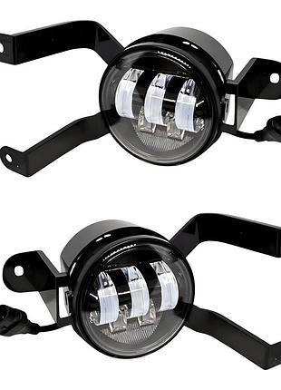 Противотуманные фары chevrolet aveo t300 30w led белый свет ближний луч комплект 2 шт (03116)