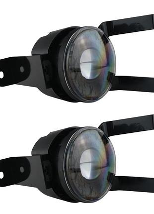 Led протитуманні фари chevrolet aveo t300 / sonic (авео т300) 64w лінзовані птф 5000k light x комплект