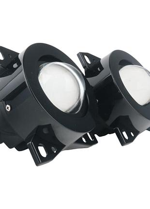 Led протитуманні фари daf xf 105 / xf 95 / renault / toyota 60w лінзовані птф light x комплект
