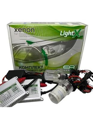 Комплект ксенона ea light x h1 4300k с блоками ultra slim ac 12v 35w (2 шт.)
