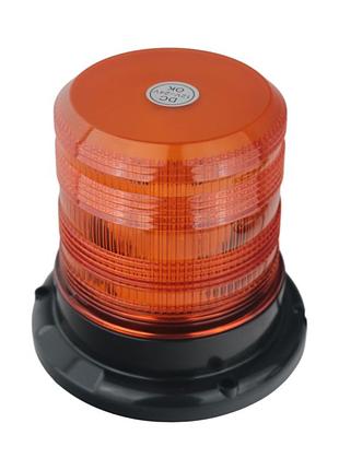Автомобільна мигалка h129-30led 12-24v на магніті з прикурювачем (жовта)