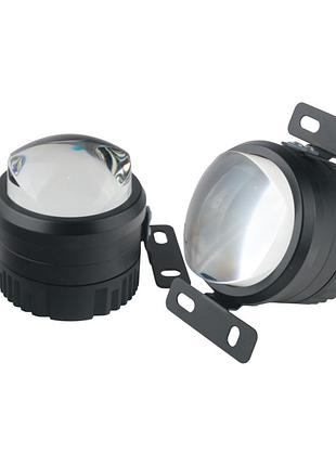 Комплект bi-led лінз птф ea light x n90 3.0" жовте світло 5000k (12-24v, 2 шт.)