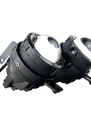 Противотуманные линзы chevrolet cruze 100w 5000k 8000lm комплект 2 шт (03495)