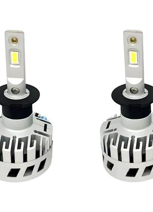 Светодиодные лампы h3 ea light x s6 8000lm 5000к csp 12-24v 2 шт