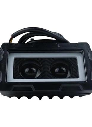 Led фара jdhw13 30w з габаритом 12–24v (95×50×50 мм) з чіткою світлотіньовою межею