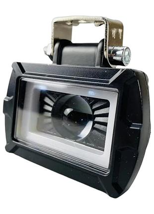 Led фара прямоугольная 20w с объемной линзой и стг, 12-80v, белый свет, chip cree (1 шт.)