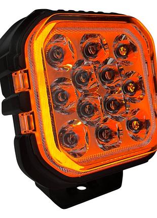 Led фара w3560 als дальний 60w (113х113х68 мм) 3950lm квадрат
