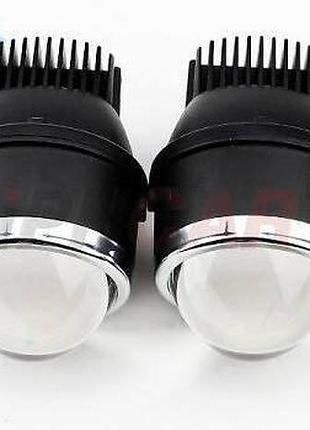 Комплект bi-led линз в птф light x matrix 3.0" желтый свет 3000k 5000k 12-24v