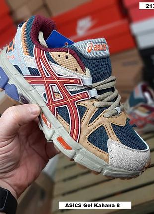Asics gel kahana 8 кольорові комбіновані матеріали топ