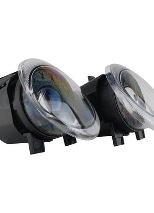 Led противотуманные фары vw jetta 6 / golf 6 / tiguan (фольксваген) 60w линзованные птф light x комплект