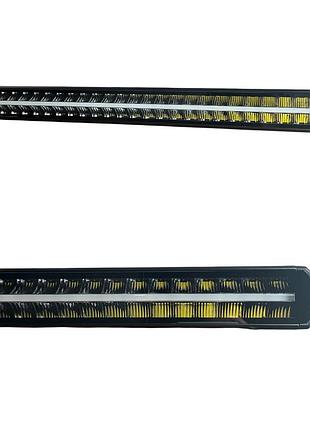 Led балка light x 33-zh 81 см 140w osram дальний свет габарит белый желтый
