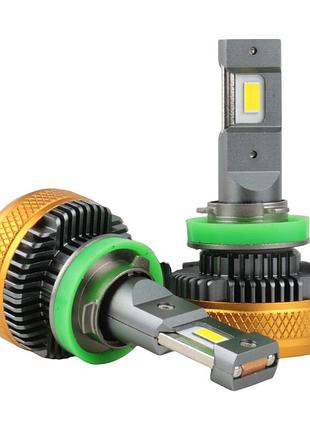 Светодиодные лампы h11 ea light x k100 15000lm 5000k 9-32v 2 шт