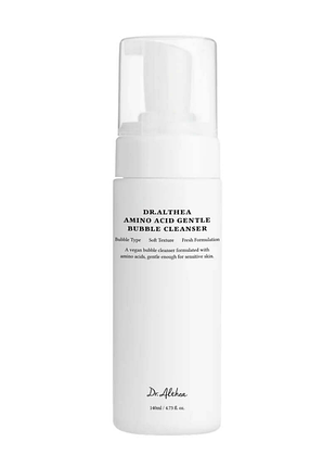 Мягкая пенка dr. althea pro lab amino acid gentle bubble cleanser 140 мл