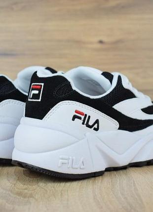 Fila venom белые с черным сеткапресскожа супер цена