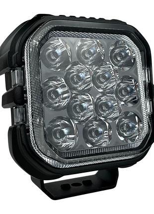 Led фара w3560 s дальній 60w (113х113х68 мм) 3950lm квадрат