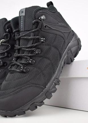 Merrell высокие ботинки черные нейлонмех