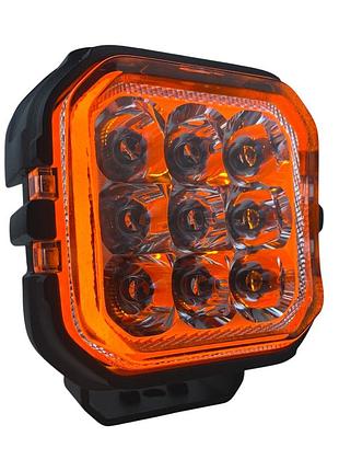 Led фара w3245 als дальний 45w (96х96х58 мм) 2850lm квадрат