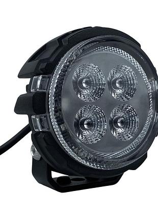 Led фара w3120 f ближний 20w (ø81х47 мм) 1500lm круг
