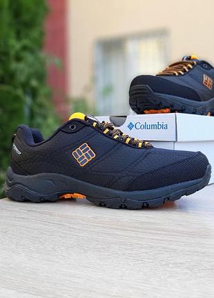 Columbia firecamp чёрный с оранжевым текстильнейлон термо