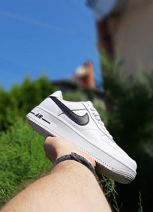 N1ke air force 1 белые с чёрным