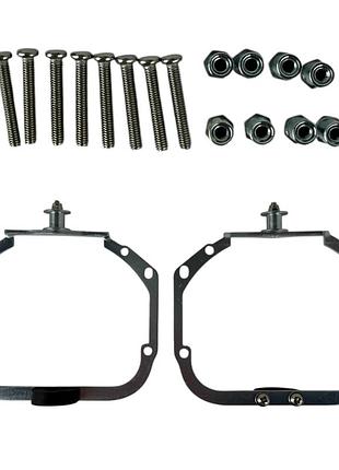 Рамки лінз ford mondeo / lincoln mkz (17-19) для адаптивних led фар (afs) / перехідні hella 3r 3.0" yt-hl-253
