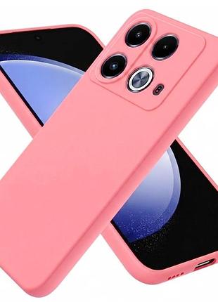 Чехол fiji full soft premium для infinix note 40 (x6853) противоударный бампер с микрофиброй pink