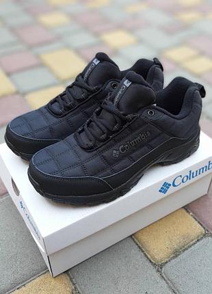 Columbia firecamp fleece ііі чорні текстиль термофліс евро зима
