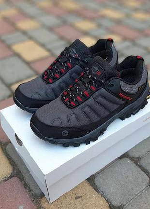 Merrell vibram іі  сірі з червоним щільна плащівка термо єврозима
