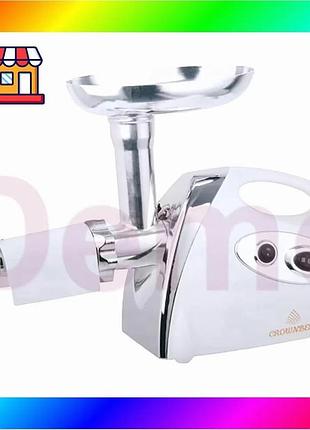Bs мясорубка электрическая crownberg best mix cb-4213 с насадкой для томата, 2500 вт bas77/n