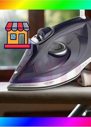Bs утюг паровой электрический best mix domotec ms-1166p с керамической подошвой 1600 вт bas77/n