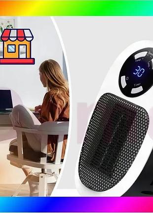 Bs портативный обогреватель 500w, best mix portable heater с дисплеем / настенный электрообогреватель bas77/n