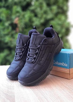 Columbia firecamp fleece iii чорні комбіновані матеріали термо євро зима топ фірмові коробки