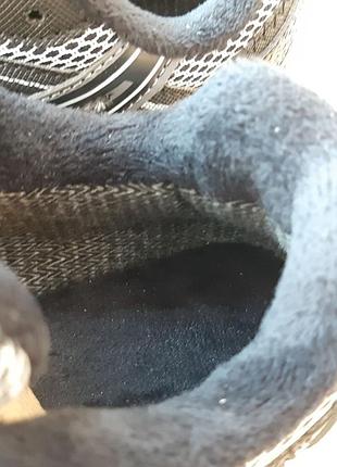 Asics gel kahana 8 чорні з білим комбіновані матеріали термо єврозима